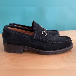 Vintage Black Gucci Loafers